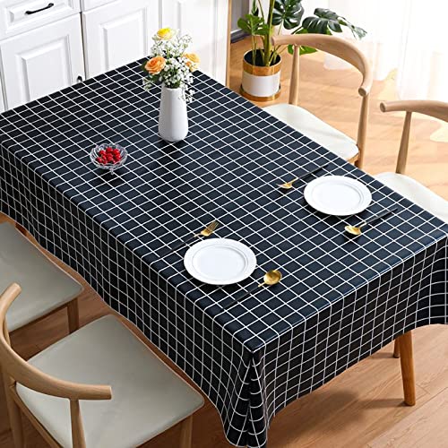 PHLCF Tischdecke, abwischbar. wasserdichte, hitzebeständige PVC-Tischdecke für Küche, Esszimmer oder Außenbereich. Rechteckiges Wachstuch 120 x 170 cm von PHLCF