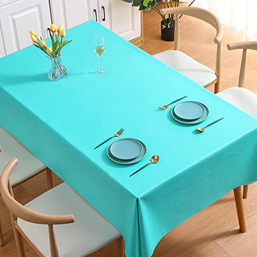 PHLCF Tischdecke, abwischbar. wasserdichte, hitzebeständige PVC-Tischdecke für Küche, Esszimmer oder Außenbereich. Rechteckiges Wachstuch 140 x 140 cm von PHLCF