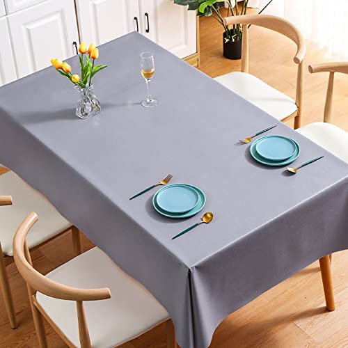 PHLCF Tischdecke, abwischbar. wasserdichte, hitzebeständige PVC-Tischdecke für Küche, Esszimmer oder Außenbereich. Rechteckiges Wachstuch 140 x 140 cm von PHLCF