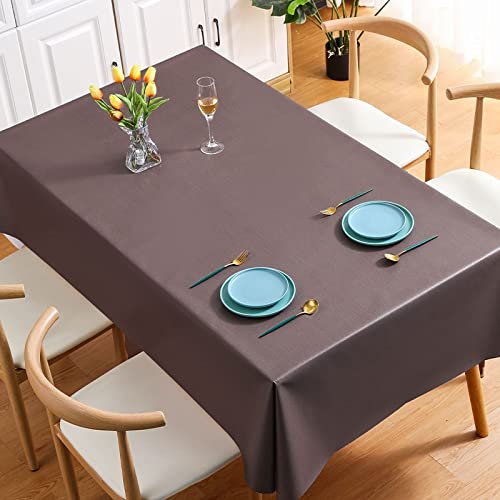 PHLCF Tischdecke Moderne abwischbare PVC-Tischdecke – abwischbare Tischdecke – wasserdichtes Vinyl-Wachstuch 140 x 220 cm von PHLCF