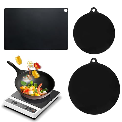 Induktionsschutzmatte Set, 3-teilig, Herdabdeckung Induktionsfeld in 3 Größen, PHMING Induktionskochfeld Abdeckung, Ideal zum Schutz von Töpfen, Pfannen & Kochflächen Induktionsschutzmatte Set, 3-teilig, Herdabdeckung Induktionsfeld in 3 Größen, PHMING Induktionskochfeld Abdeckung, Ideal zum Schutz von Töpfen, Pfannen & Kochflächen von PHMING
