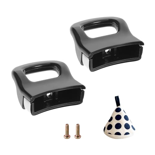 PHMING 2 Stück Topfgriffe aus Aluminiumlegierung, Universal Topfgriff Ersatz für Pfannen, Kochtöpfe und Schnellkochtöpfe, Topfgriff Schwarz, Hitzebeständig und Langlebig von PHMING