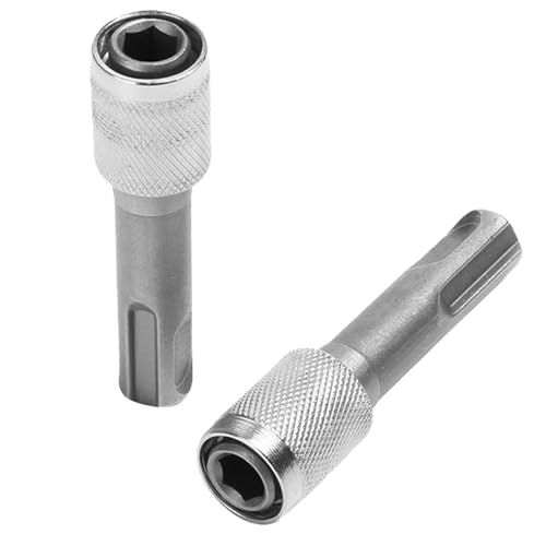 2 Stück Adapter SDS-Plus 1/4'' SDS Plus Drill Bit Adapter Sechskantschaft Konverter von Rundschaft auf Sechskantschaft Aufnahme für Schlagbohrer Hammerbohrer Silber 2 Stück Adapter SDS-Plus 1/4'' SDS Plus Drill Bit Adapter Sechskantschaft Konverter von Rundschaft auf Sechskantschaft Aufnahme für Schlagbohrer Hammerbohrer Silber von PHMNZIP