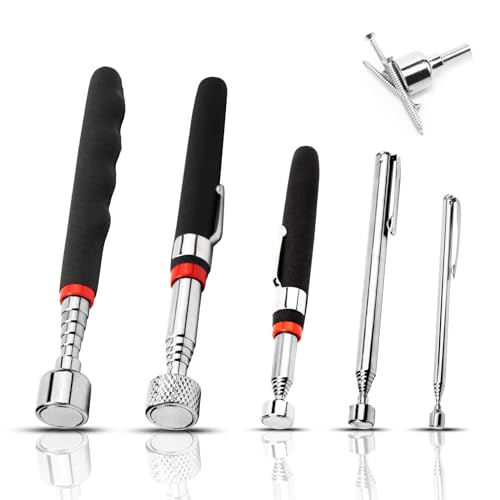 5 Stück Magnet Teleskopstab Set Stabmagnet Stark Teleskop Magnetstab Ausziehbar Magnet Heber Stab Edelstahl Magnetic Pickup Tool Werkzeug 1.5LB 3LB 10LB 15LB 20LB 5 Stück Magnet Teleskopstab Set Stabmagnet Stark Teleskop Magnetstab Ausziehbar Magnet Heber Stab Edelstahl Magnetic Pickup Tool Werkzeug 1.5LB 3LB 10LB 15LB 20LB von PHMNZIP