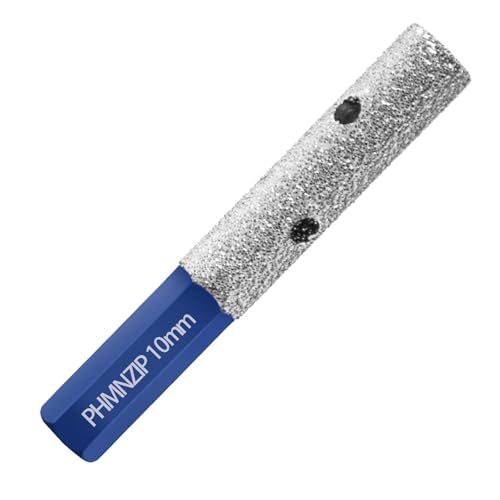 Diamant Schleifkörper 10mm Diamants Fingerfräser Schleifbits Fingerbohrer Fasenbohrer mit HEX-Schaftadapter Diamantfräser Vergrößerung Vorhandener Löcher für Porzellan, Marmor, Granit Diamant Schleifkörper 10mm Diamants Fingerfräser Schleifbits Fingerbohrer Fasenbohrer mit HEX-Schaftadapter Diamantfräser Vergrößerung Vorhandener Löcher für Porzellan, Marmor, Granit von PHMNZIP