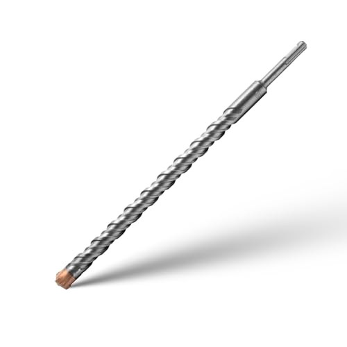SDS Plus Professionell Hammerbohrer Betonbohrer mit 4 Hartmetall Schneiden Fliesenbohrer Metallbohrer Steinbohrer Betonbohrer Schlagbohrmaschine Bohren für Beton, Naturstein, Ziegelmauer 20mm x 350mm SDS Plus Professionell Hammerbohrer Betonbohrer mit 4 Hartmetall Schneiden Fliesenbohrer Metallbohrer Steinbohrer Betonbohrer Schlagbohrmaschine Bohren für Beton, Naturstein, Ziegelmauer 20mm x 350mm von PHMNZIP