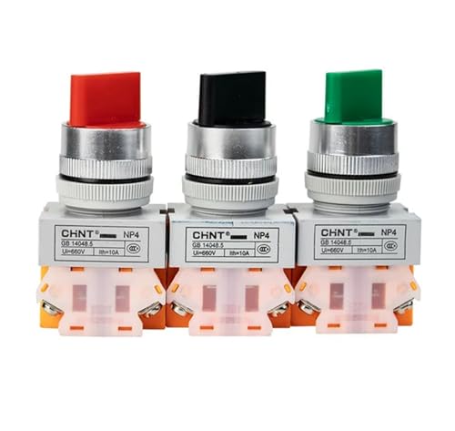 10 STÜCKE NP4-11X/21 Tasterschalter 2 gears1NO + 1NC(B1lack) von PHNOITPQ