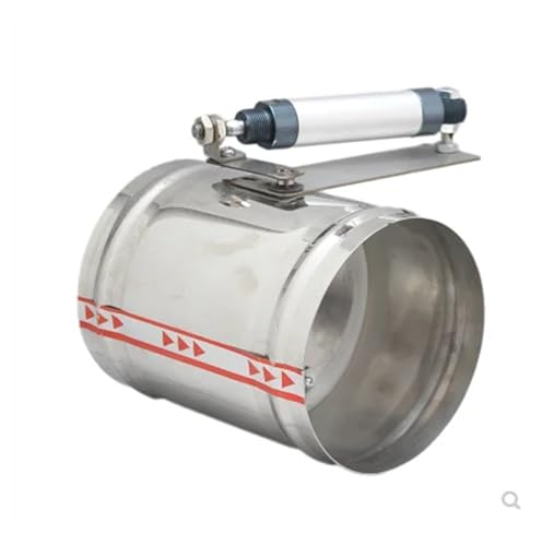 Edelstahl-Luftdämpferventil OD51mm-400mm Elektronischer Luftdämpfer Elektrischer Luftdämpfer Gerader Typ Elektrischer Luftkanal(51mm) von PHNOITPQ