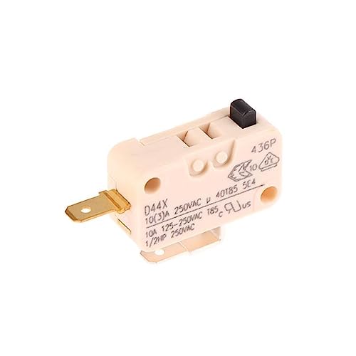 PHNOITPQ 1 Stück for D44X Mikroschalter 10A250V Klemmen Ersatz-Mikroschalter for Arcade Push Button Joysitch Short Stalk von PHNOITPQ