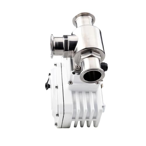 PHNOITPQ 32mm 3-Way Electric Quick Install Ball Valve Stainless Steel T/L Type Tri-Clamp Motorized Ball Valves 220V 24V(T Type_24VDC) von PHNOITPQ