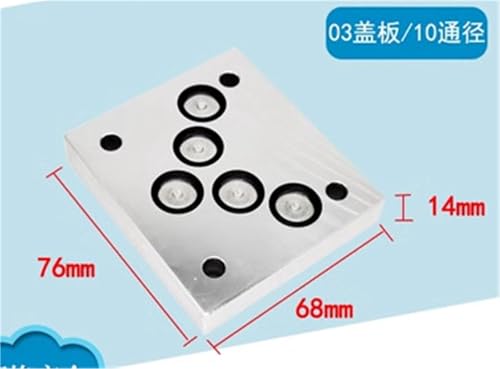PHNOITPQ Aluminium Hydraulic Valve Oilfield Cover blind Board Solenoid Valve Manifold(03) von PHNOITPQ