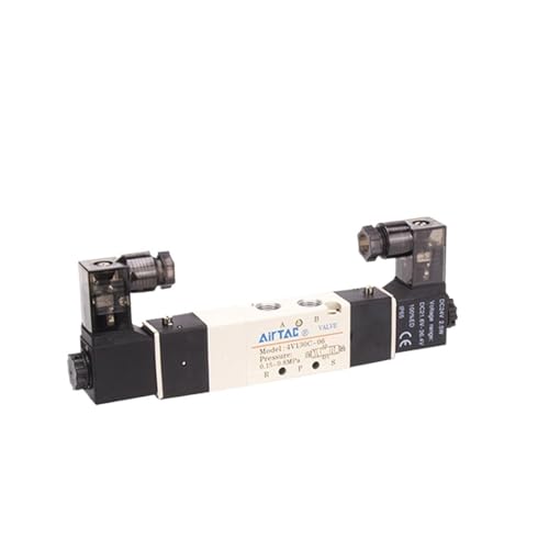 PHNOITPQ Magnetventil Dreiwege-Fünfwege-Magnetventil 4V130C-06/4V130E-06/4V13(4V130C-06 AC220V) von PHNOITPQ