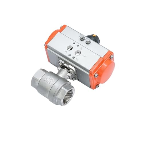 Q611F-16P Pneumatischer 2-Wege-Kugelhahn aus Edelstahl 304 DN40/DN50 mit 16 bar Innengewinde(DN50) von PHNOITPQ