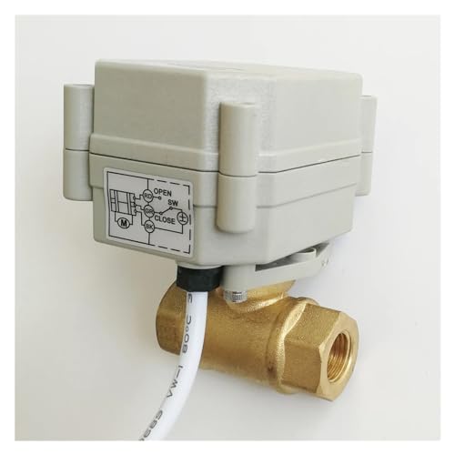 TFM8-B2-C 2-Wege-Messing 1/4'' DN8 DC12V DC24V Proportionalventilsignal 0-5V 0-10V oder 4-20mA for die modulierende Wassersteuerung(Bsp,OUTPUT PWM-4MA TO 20MA) von PHNOITPQ