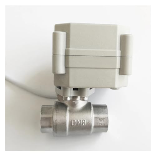 TFM8-S2-C Edelstahl 1/4'' DN8 Proportionalventil 0-5V 0-10V oder 4-20mA Stromversorgung DC12V DC24V for Wasseranwendung(Output Pwm-0v to 10v,BSP) von PHNOITPQ
