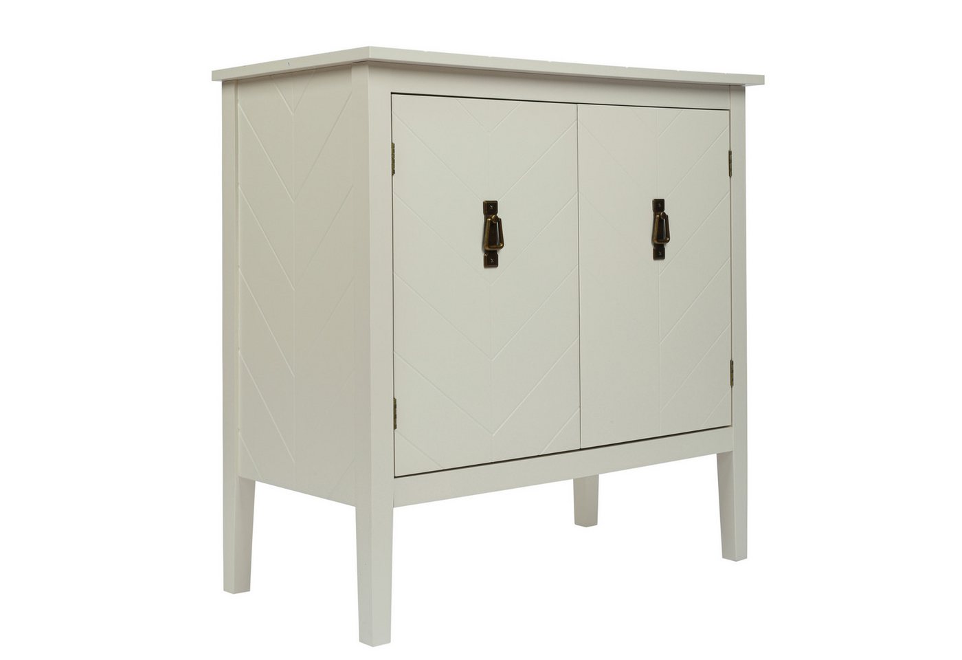 PHOEBE CAT Kommode, Sideboard mit 2 Türen, 2 Fächer und Verstellbare Ablage, 80x40x80cm von PHOEBE CAT