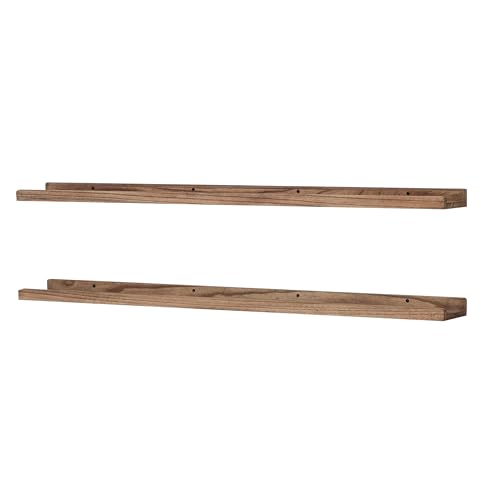 PHOENANCEE 120 cm großes Bilderregal mit Lippen-Design, Heizkörperregal, Fotoregal, langes dekoratives schwebendes Bilderregal für Wohnzimmer, Küche, Schlafzimmer, 2er-Set, Karbonisiertes Schwarz PHOENANCEE 120 cm großes Bilderregal mit Lippen-Design, Heizkörperregal, Fotoregal, langes dekoratives schwebendes Bilderregal für Wohnzimmer, Küche, Schlafzimmer, 2er-Set, Karbonisiertes Schwarz von PHOENANCEE