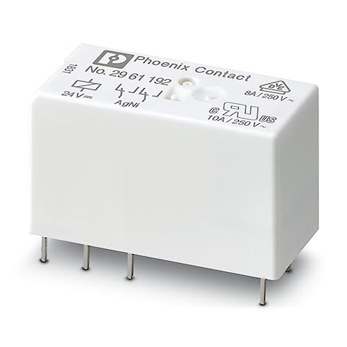 2961192 | PHOENIX RELAY MINI DPDT 8A 24VDC PC MNT | Pack of 10 2961192 | PHOENIX RELAY MINI DPDT 8A 24VDC PC MNT | Pack of 10 von Phoenix