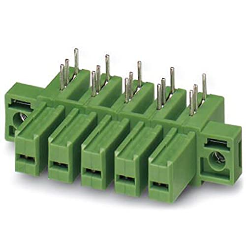 IPC 5/8-GFU-7,62 Leiterplattensteckverbinder, 41 A, 630 V, 6 mm² Nennquerschnitt, Umgedreht, Grün, 8 Anzahl der Potenziale, 7.62mm Rastermaß, 5mm Pinlänge, IPC 5/..-GFU Artikelfamilie, 50 Stück von PHOENIX CONTACT