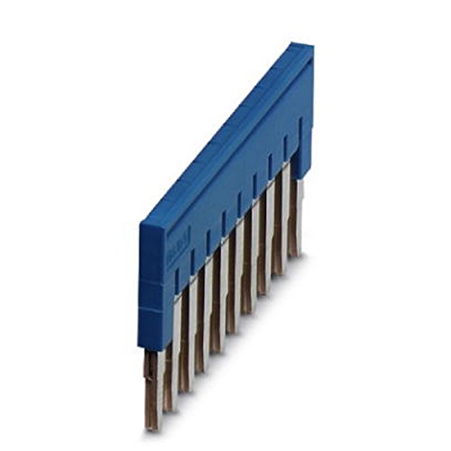 PHOENIX CONTACT 3036916 – Brücke FBS 10 – 5 BU steckbar, Blau, 5.2mm Rastermaß, 10 Polzahl, 10 Stück von Phoenix