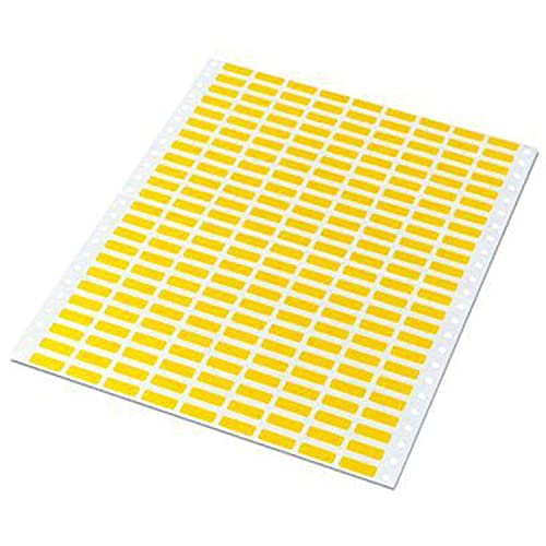 PHOENIX CONTACT BMKD 15X 9 YE Etikettenbogen für Matrixdrucker, 15mm x 9mm Schriftfeldgröße, 10000 Einzelschilder, Gelb PHOENIX CONTACT BMKD 15X 9 YE Etikettenbogen für Matrixdrucker, 15mm x 9mm Schriftfeldgröße, 10000 Einzelschilder, Gelb von PHOENIX CONTACT