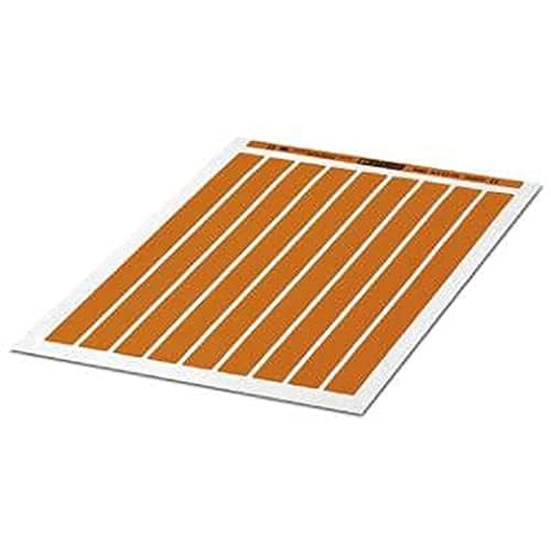 PHOENIX CONTACT BMKL 18X 6.5 OG Etikettenbogen DIN-A4, 18mm x 6.5mm Schriftfeldgröße, 360 Einzelschilder, Orange, 10 Stück PHOENIX CONTACT BMKL 18X 6.5 OG Etikettenbogen DIN-A4, 18mm x 6.5mm Schriftfeldgröße, 360 Einzelschilder, Orange, 10 Stück von PHOENIX CONTACT