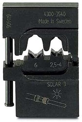 PHOENIX CONTACT CRIMPFOX-M SR 6-1/DIE Ersatzgesenk MC3 Solarverbinder, 2.5mm²-6 mm² Seitliche Einführung von PHOENIX CONTACT