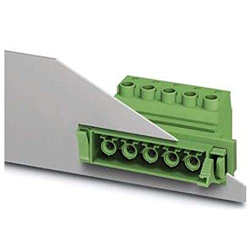PHOENIX CONTACT DFK-IPC 16/2-ST-10.16 Durchführungsstecker, 2 Polzahl, 2 Potenziale, 1000V, 76A, 10.16mm Rastermaß, Grün, 10 Stück von PHOENIX CONTACT
