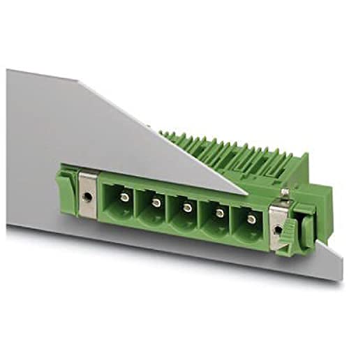 PHOENIX CONTACT DFK-PC 6-16/6-GF-10.16 Leiterplattengrundleiste, 1000V, 76A, 6 Potenziale, 1 Reihen, 10.16mm Rastermaß, 4.1mm Pinlänge, Grün, 10 Stück von PHOENIX CONTACT