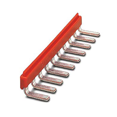 PHOENIX CONTACT EB 10-DIK RD Einlegebrücke, 6.15mm Rastermaß, 10 Polzahl, Rot, 10 Stück PHOENIX CONTACT EB 10-DIK RD Einlegebrücke, 6.15mm Rastermaß, 10 Polzahl, Rot, 10 Stück von PHOENIX CONTACT
