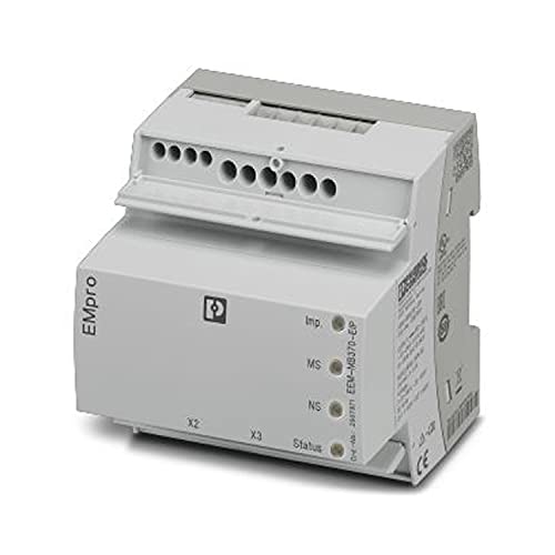 PHOENIX CONTACT EEM-MB370-EIP Multifunktionales Energiemessgerät ohne Display, 82mm Länge, Grau von PHOENIX CONTACT