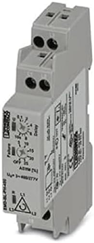 PHOENIX CONTACT EMD-BL-PH-480 Überwachungsrelais für Überwachung der Phasenfolge und Asymmetrie bei 208-480V AC/120-277V AC, 17.5mm Breite, 88mm Höhe, Grau von PHOENIX CONTACT