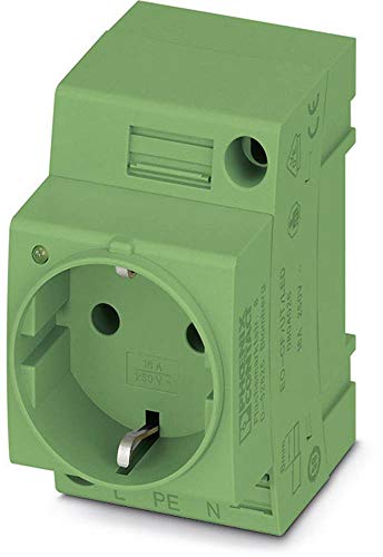 PHOENIX CONTACT EO-CF/UT/LED/GN Steckdose, Steckgesicht Typ CE, Schraubanschluss, 74.820g, Grün, 5 Stück PHOENIX CONTACT EO-CF/UT/LED/GN Steckdose, Steckgesicht Typ CE, Schraubanschluss, 74.820g, Grün, 5 Stück von PHOENIX CONTACT