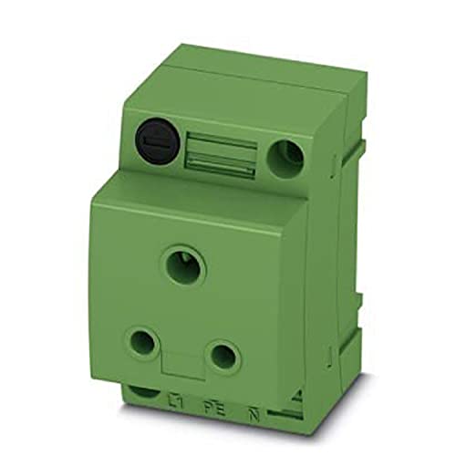 PHOENIX CONTACT EO-D/UT/F/GN Steckdose, Typ D, Schraubanschluss, 250 V AC, 6 A, Grün, 5 Stück PHOENIX CONTACT EO-D/UT/F/GN Steckdose, Typ D, Schraubanschluss, 250 V AC, 6 A, Grün, 5 Stück von PHOENIX CONTACT