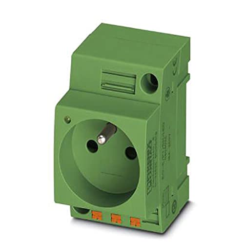 PHOENIX CONTACT EO-E/PT/SH/LED/GN Steckdose, Steckgesicht Typ E, Schraubanschluss, 76.450g, Grün, 5 Stück PHOENIX CONTACT EO-E/PT/SH/LED/GN Steckdose, Steckgesicht Typ E, Schraubanschluss, 76.450g, Grün, 5 Stück von PHOENIX CONTACT