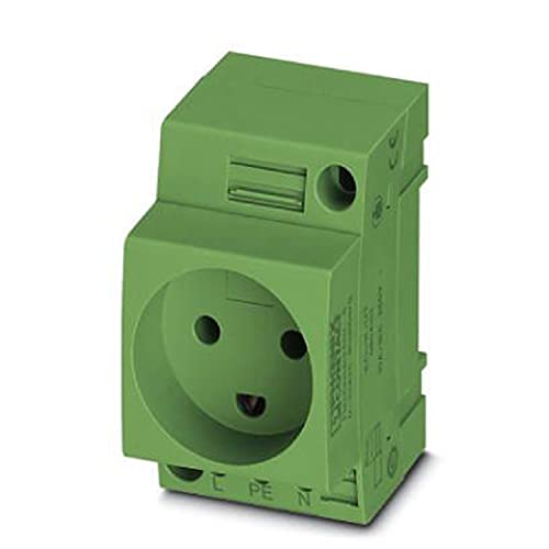 PHOENIX CONTACT EO-K/UT/GN Doppelsteckdose, Steckgesicht Typ K, Schraubanschluss, 71.480g, Grün, 5 Stück PHOENIX CONTACT EO-K/UT/GN Doppelsteckdose, Steckgesicht Typ K, Schraubanschluss, 71.480g, Grün, 5 Stück von PHOENIX CONTACT
