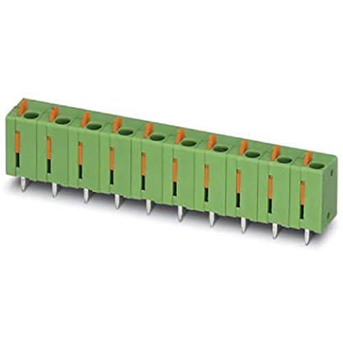 PHOENIX CONTACT FFKDSA1/V2-7.62-3 Leiterplattenklemme, 17.5A, 630V, 3 Potenziale, 1 Reihen, 3 Polzahl, 7.62mm Rastermaß, 3.4mm Pinlänge, Grün, 50 Stück von PHOENIX CONTACT