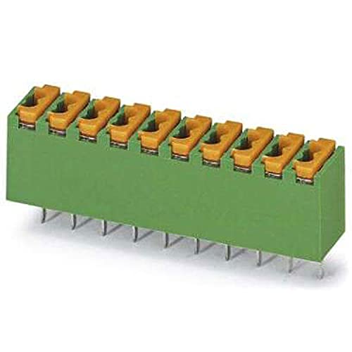 PHOENIX CONTACT FK-MPT 0.511-3.5 PCB terminal, 0.5 mm² nominal cross-section, 11 positions per row, FK-MPT 0.5..-V range, 3.5 mm pitch, green, 50 pieces PHOENIX CONTACT FK-MPT 0.511-3.5 PCB terminal, 0.5 mm² nominal cross-section, 11 positions per row, FK-MPT 0.5..-V range, 3.5 mm pitch, green, 50 pieces von PHOENIX CONTACT