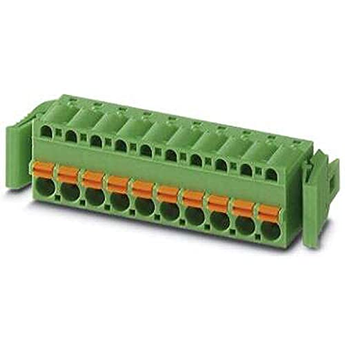 PHOENIX CONTACT FKC 2,5/13-ST-5,08-RF Leiterplattenstecker, Grün, 2.5mm² Nennquerschnitt, 13 Anzahl der Anschlüsse, FKC 2,5/..-ST Artikelfamilie-RF Artikelfamilie, 5.08mm Rastermaß, 50 Stück PHOENIX CONTACT FKC 2,5/13-ST-5,08-RF Leiterplattenstecker, Grün, 2.5mm² Nennquerschnitt, 13 Anzahl der Anschlüsse, FKC 2,5/..-ST Artikelfamilie-RF Artikelfamilie, 5.08mm Rastermaß, 50 Stück von PHOENIX CONTACT