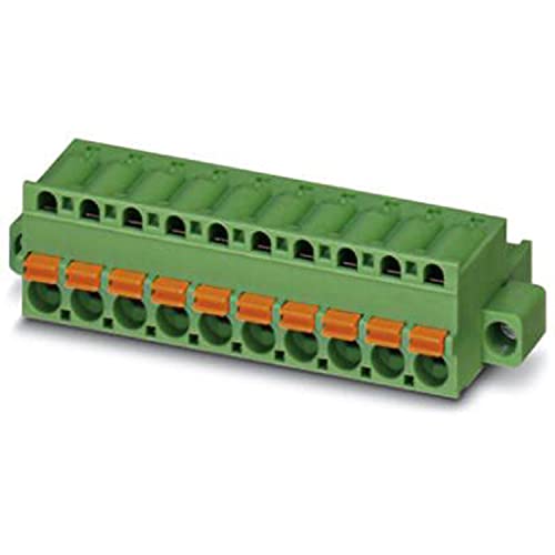 PHOENIX CONTACT FKC 2,5/24-STF-5,08 Leiterplattenstecker, 12 A, 320 V, 2,5 mm² Nennquerschnitt, Grün, Anzahl der Potenziale: 24, FKC 2,5/..-STF Artikelfamilie, 5,08 mm Rastermaß, 50 Stück PHOENIX CONTACT FKC 2,5/24-STF-5,08 Leiterplattenstecker, 12 A, 320 V, 2,5 mm² Nennquerschnitt, Grün, Anzahl der Potenziale: 24, FKC 2,5/..-STF Artikelfamilie, 5,08 mm Rastermaß, 50 Stück von PHOENIX CONTACT