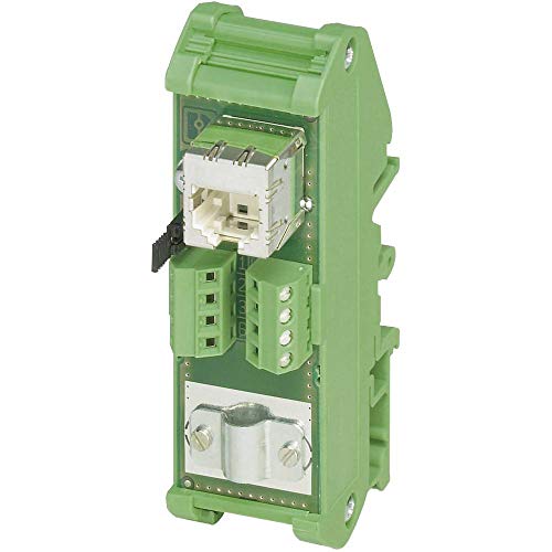 PHOENIX CONTACT FL-PP-RJ45-SC Patch-Panel, eine RJ45-Buchse auf 8 Schraubanschlussklemmen (1:1-Belegung), CAT5e, 10/100/1000 MBit/s, 10 Stück von PHOENIX CONTACT
