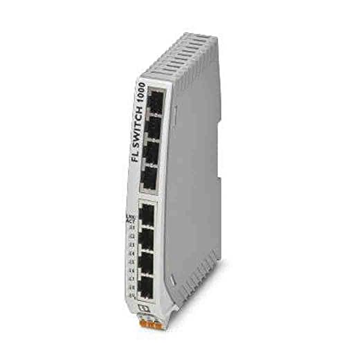 PHOENIX CONTACT FL SWITCH 1108N Industrial Schmaler Ethernet Switch, Acht RJ45-Ports mit 10/100/1000 MBit/s an Allen Ports PHOENIX CONTACT FL SWITCH 1108N Industrial Schmaler Ethernet Switch, Acht RJ45-Ports mit 10/100/1000 MBit/s an Allen Ports von PHOENIX CONTACT