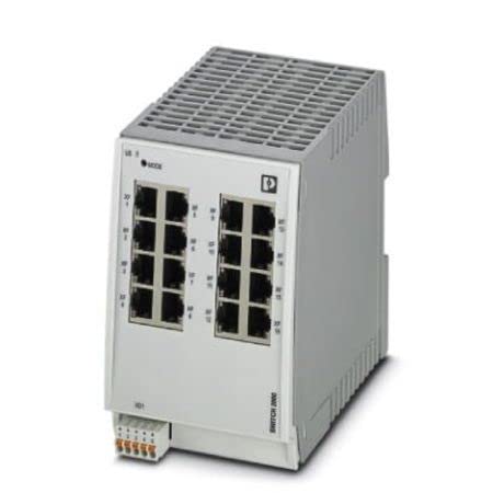 PHOENIX CONTACT FL SWITCH 2116 Managed Switch 2000, 16 RJ45-Ports 10/100/1000 MBit/s, Schutzart: IP20, PROFINET Conformance-Class A von PHOENIX CONTACT