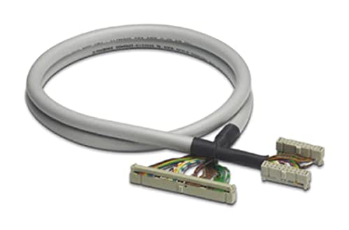 PHOENIX CONTACT FLK 50/2FLK20/EZ-DR/300/DV Konfektioniertes Rundkabel, Steuerung Emerson Delta V, Anschluss 1 IDC/FLK-Buchsenleiste (2x 20-polig), Anschluss 2 IDC/FLK-Buchsenleiste (1x 50-polig), von PHOENIX CONTACT