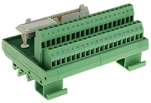 Phoenix Contact Schnittstellenmodul Flachbandkabel, Stecker, 40-polig, 50 V ac, 60 V dc, / 1A, DIN-Schienenmontage von PHOENIX CONTACT
