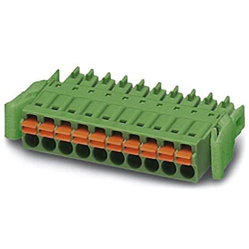 PHOENIX CONTACT FMC 1,5/5-ST-3,5-RF Leiterplattenstecker, Nennquerschnitt 1,5 mm², Grün, Anzahl der Anschlüsse 5, Artikelfamilie FMC 1,5/..-ST-RF, Rastermaß 3,5 mm, 250 Stück PHOENIX CONTACT FMC 1,5/5-ST-3,5-RF Leiterplattenstecker, Nennquerschnitt 1,5 mm², Grün, Anzahl der Anschlüsse 5, Artikelfamilie FMC 1,5/..-ST-RF, Rastermaß 3,5 mm, 250 Stück von PHOENIX CONTACT