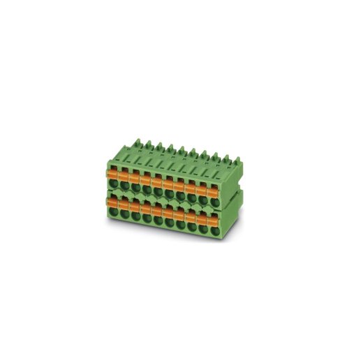 PHOENIX CONTACT FMCD 1,5/11-ST-3,5 Leiterplattensteckverbinder, 1.5 mm² Nennquerschnitt, Grün, 8 A, 160 V, 22 Polzahl, FMCD 1,5/..-ST Artikelfamilie, 3.5 mm Rastermaß, 50 Stück PHOENIX CONTACT FMCD 1,5/11-ST-3,5 Leiterplattensteckverbinder, 1.5 mm² Nennquerschnitt, Grün, 8 A, 160 V, 22 Polzahl, FMCD 1,5/..-ST Artikelfamilie, 3.5 mm Rastermaß, 50 Stück von PHOENIX CONTACT