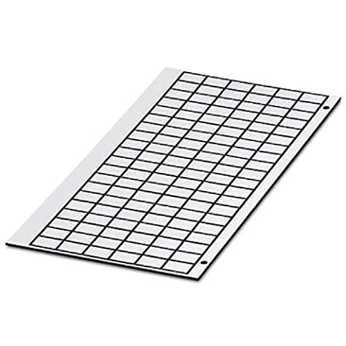 PHOENIX CONTACT GPE 13X 9 WH Gravurmaterial, Matte, Beschriftbar mit Plotmark, Engraving Unit, Cms-P1-Plotter, P1 Engraving Unit, Kleben Montageart, 13mm x 9mm Schriftfeldgröße, 10 Stück PHOENIX CONTACT GPE 13X 9 WH Gravurmaterial, Matte, Beschriftbar mit Plotmark, Engraving Unit, Cms-P1-Plotter, P1 Engraving Unit, Kleben Montageart, 13mm x 9mm Schriftfeldgröße, 10 Stück von PHOENIX CONTACT