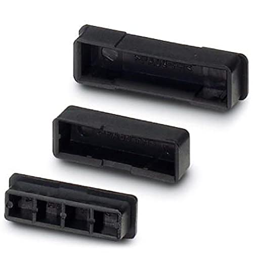 PHOENIX CONTACT HBUS-B SET BK Abdeckkappen-Set, 3-teilig, zum Schutz unbestückter Tragschienen-Busverbinder, einfache Montage durch Aufrasten, 10 Stück PHOENIX CONTACT HBUS-B SET BK Abdeckkappen-Set, 3-teilig, zum Schutz unbestückter Tragschienen-Busverbinder, einfache Montage durch Aufrasten, 10 Stück von PHOENIX CONTACT