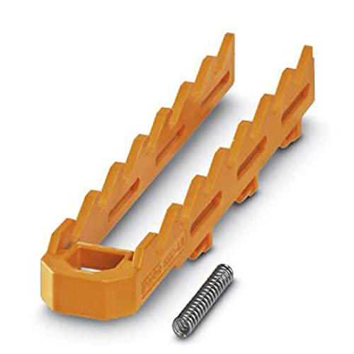 PHOENIX CONTACT HSC-LR 7U KIT 2003 Tragschienengehäuse, 7U, Lock-and-Release-System, Breite 16,1 mm, Höhe 89,95 mm, Tiefe 8,8 mm, Orange (2003), 10 Stück von PHOENIX CONTACT